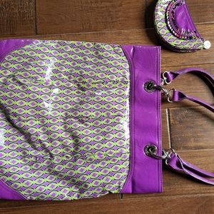 Vera Bradley Frill Purple Punch